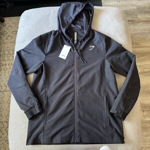 Gymshark Critical Windbreaker for Men - Black